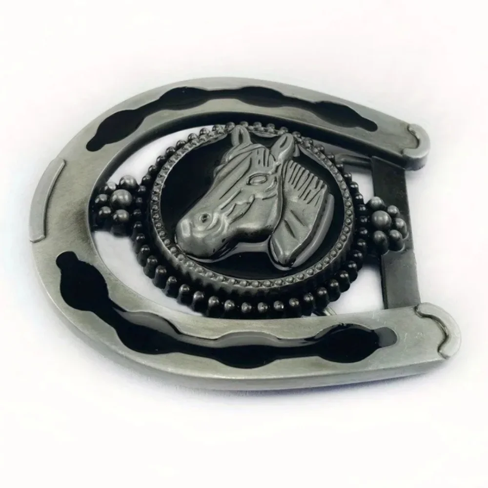 New horseshoe horse Western cowboy belt buckle